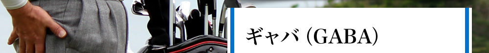 ギャバ（GABA）